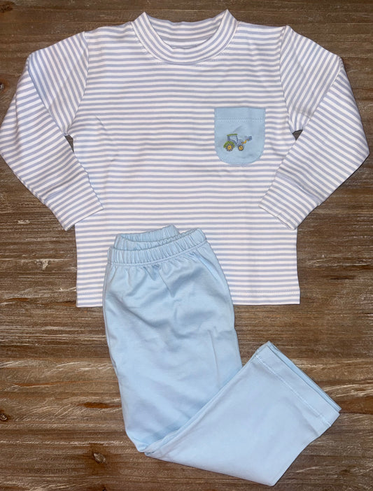 Mini Tractor Pocket Boys Pant Set