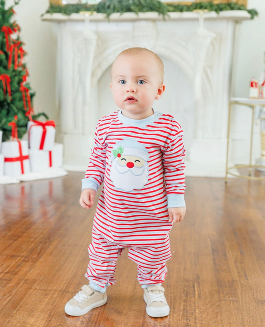 Jolly St. Nick Boys Romper