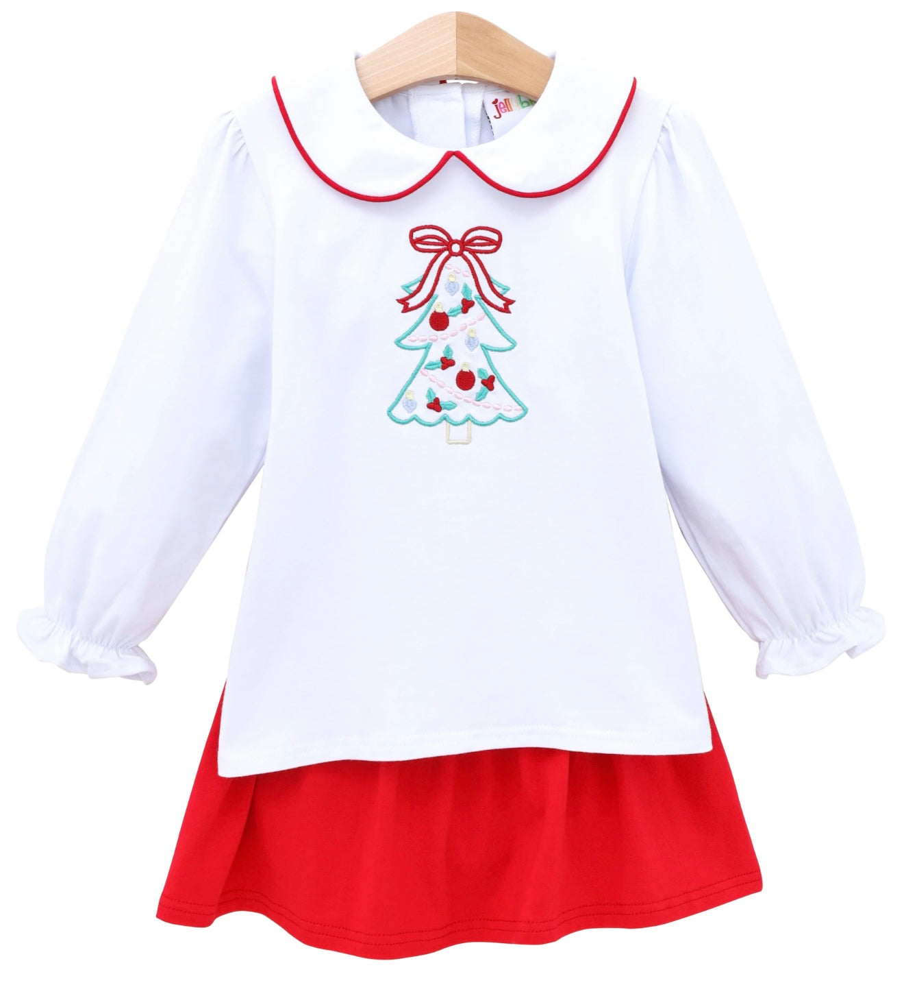O Christmas Tree Girls Skort Set