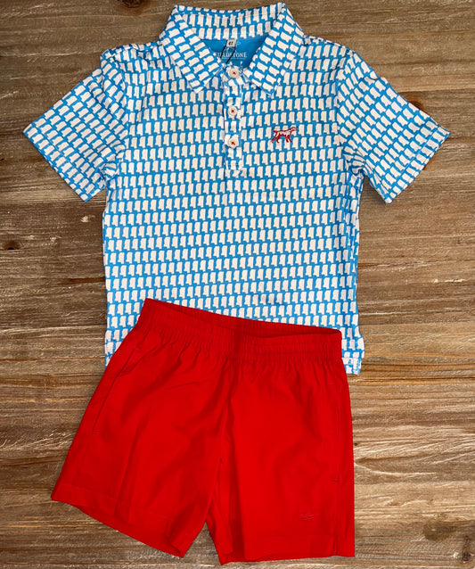 Ole Miss State Pride Boys Polo