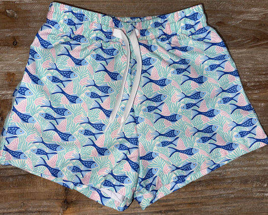 Fishy Friends Boys Swim Trunks