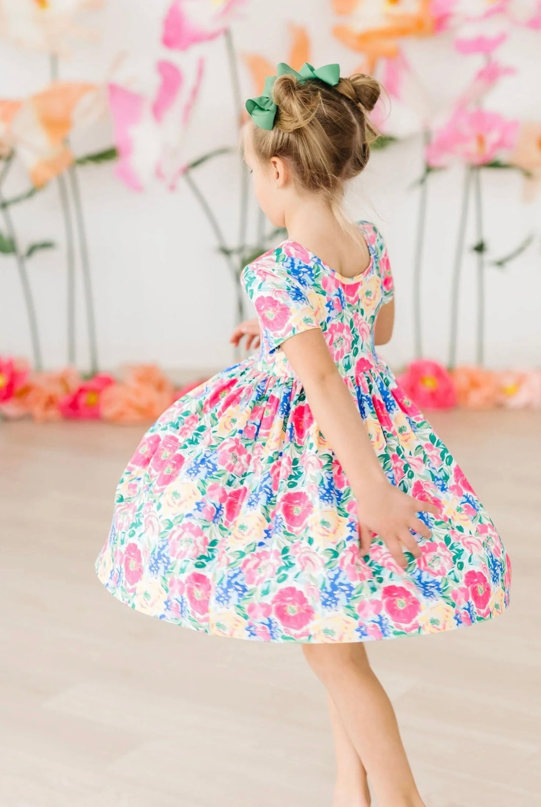 Wildflower Wishes Pocket Girls Twirl Dress