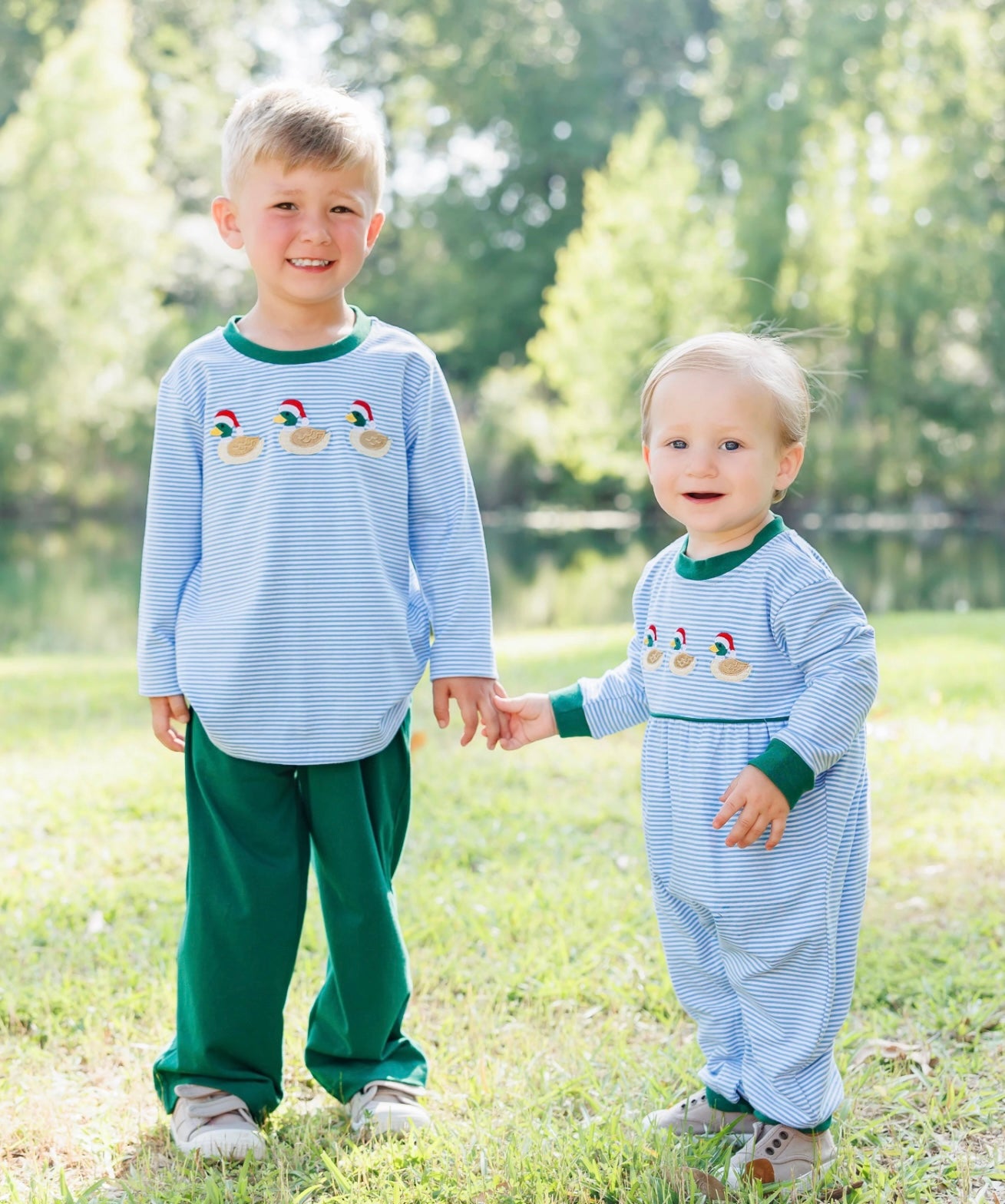 Holiday Hunt Boys Duck Romper