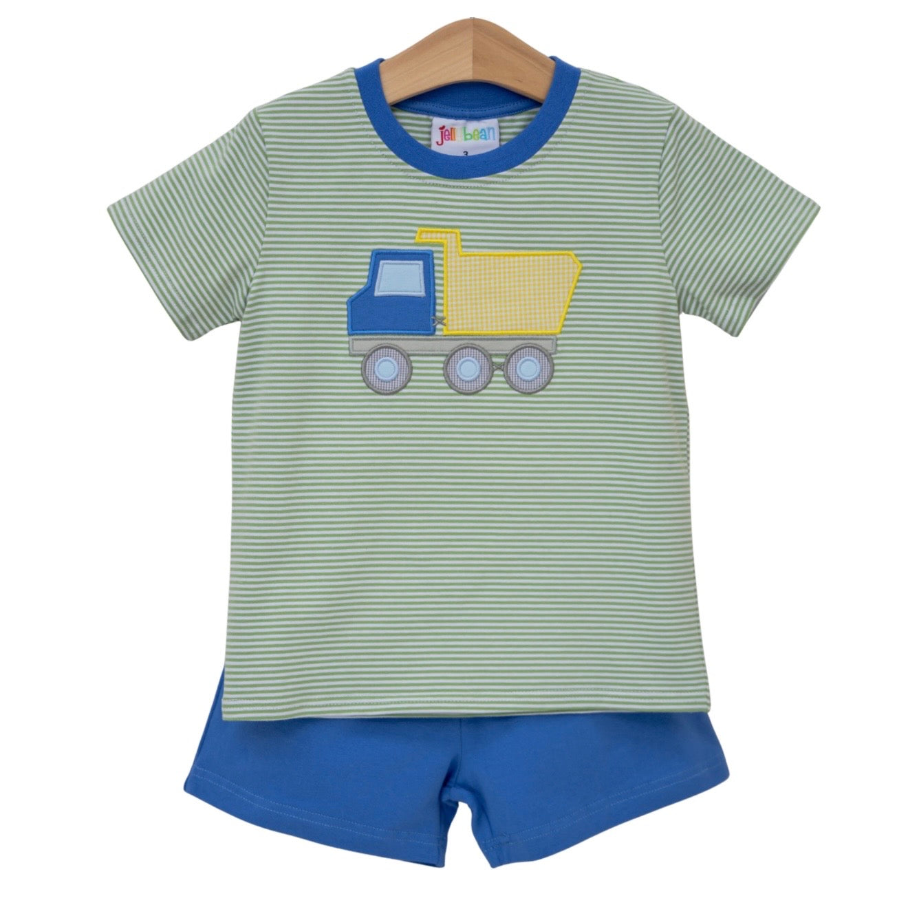 Dump Truck Boys Short Set