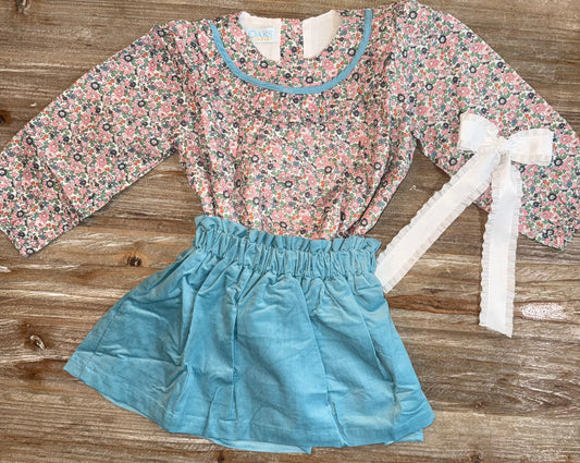 Anderson Ann Heirloom Petals Girls Skirt Set