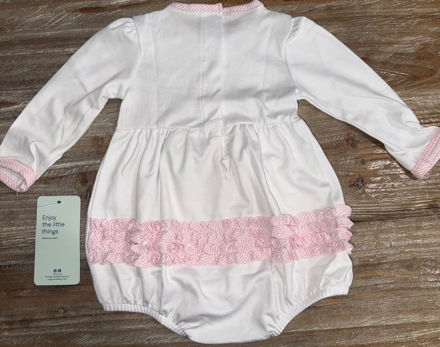 Santa Baby Girls Ruffle Bubble