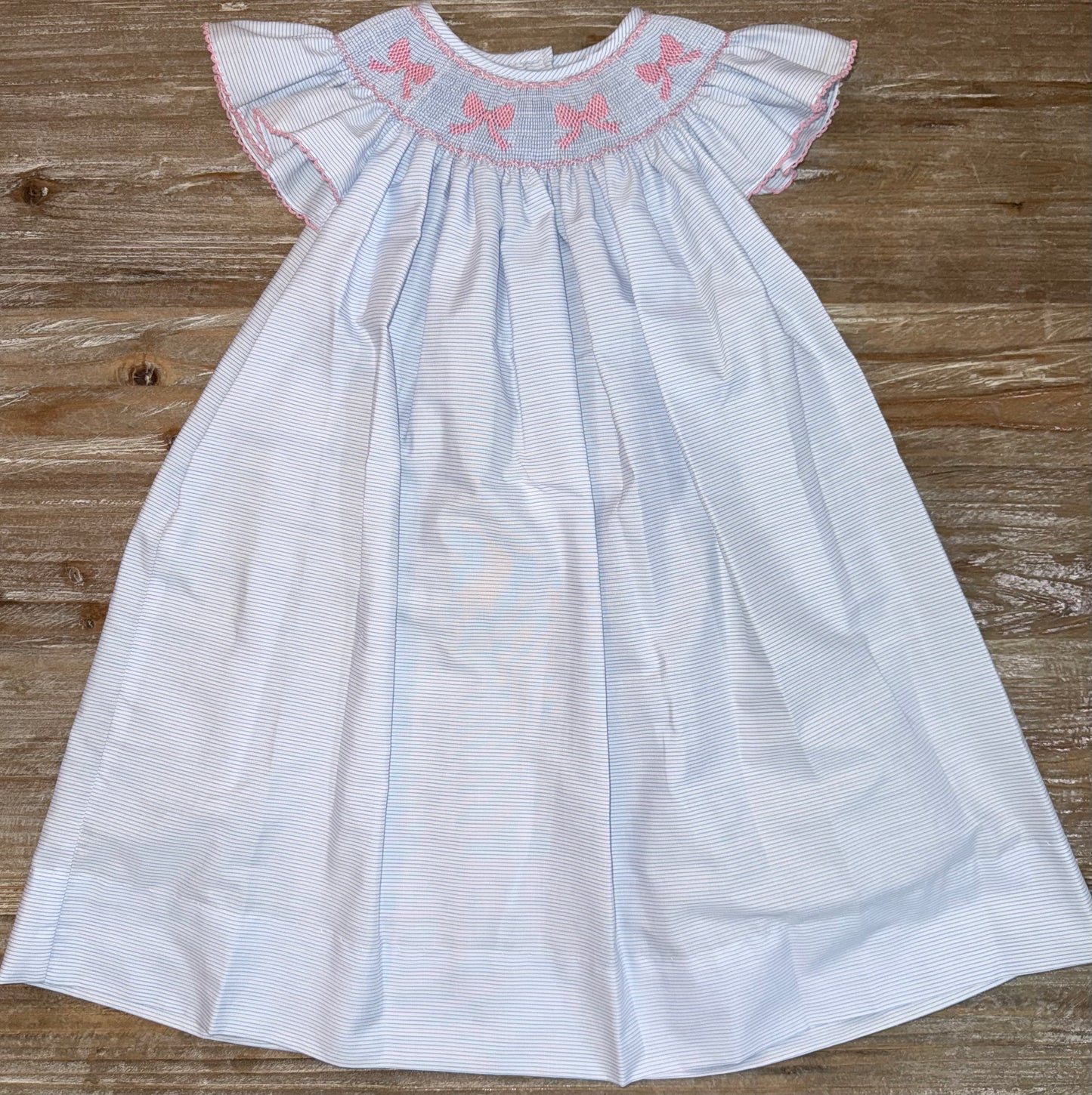 Angel Wing Bishop Girls Bows Dress