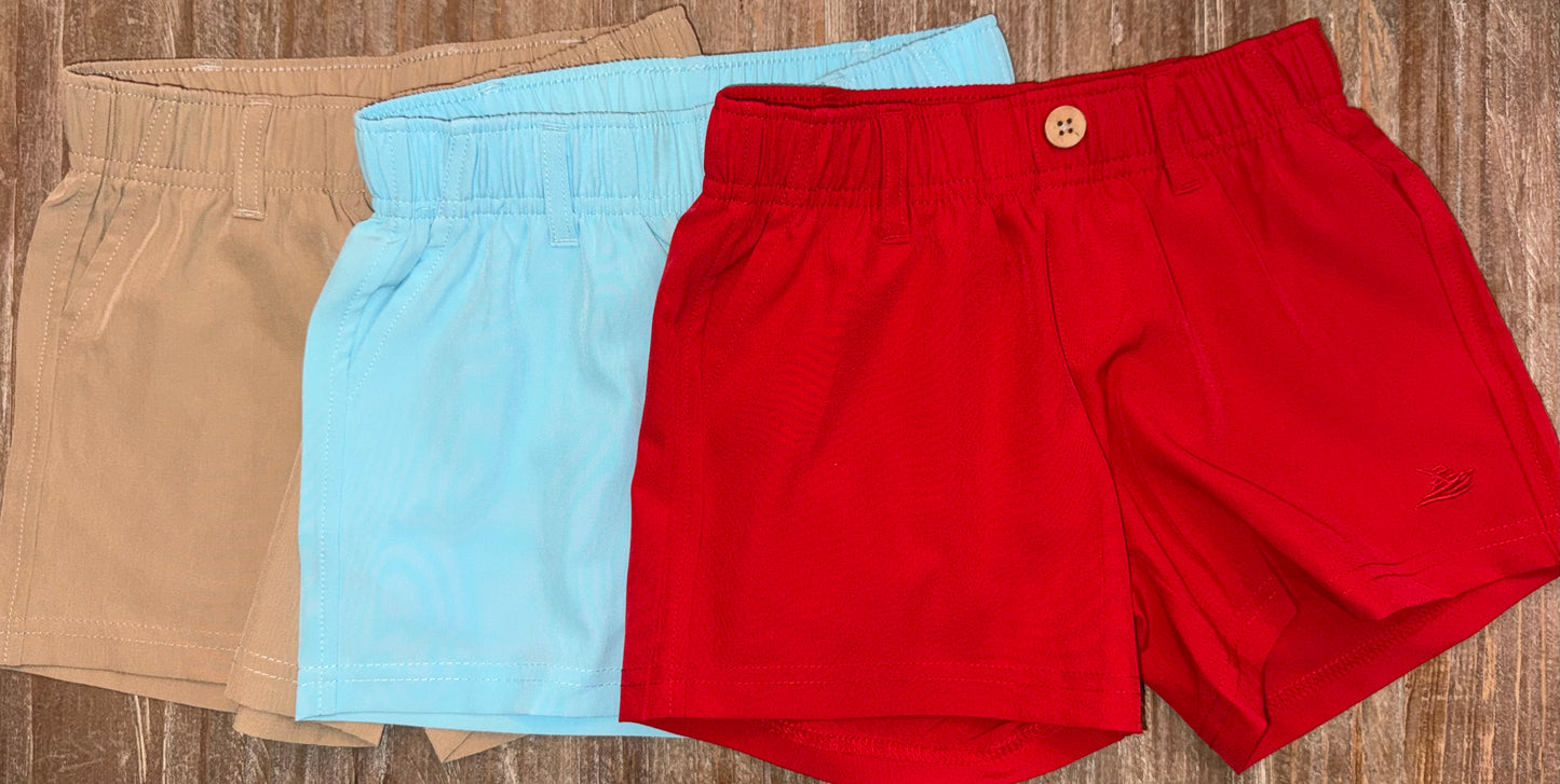 Khaki Boys Performance Play Shorts
