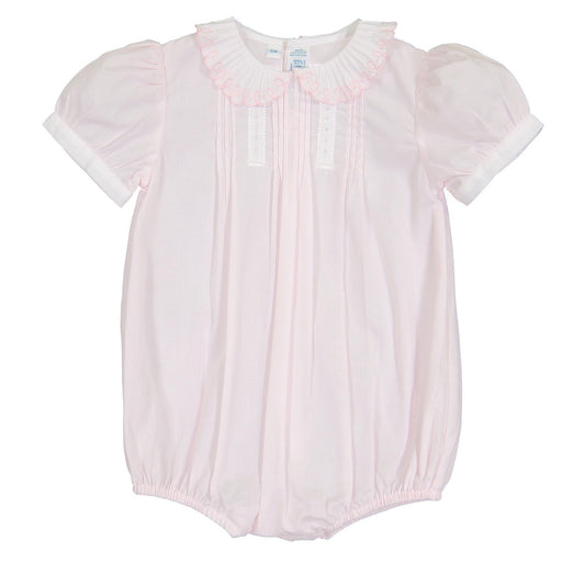 Heirloom Collection Girls Vintage Scalloped Collar Bubble