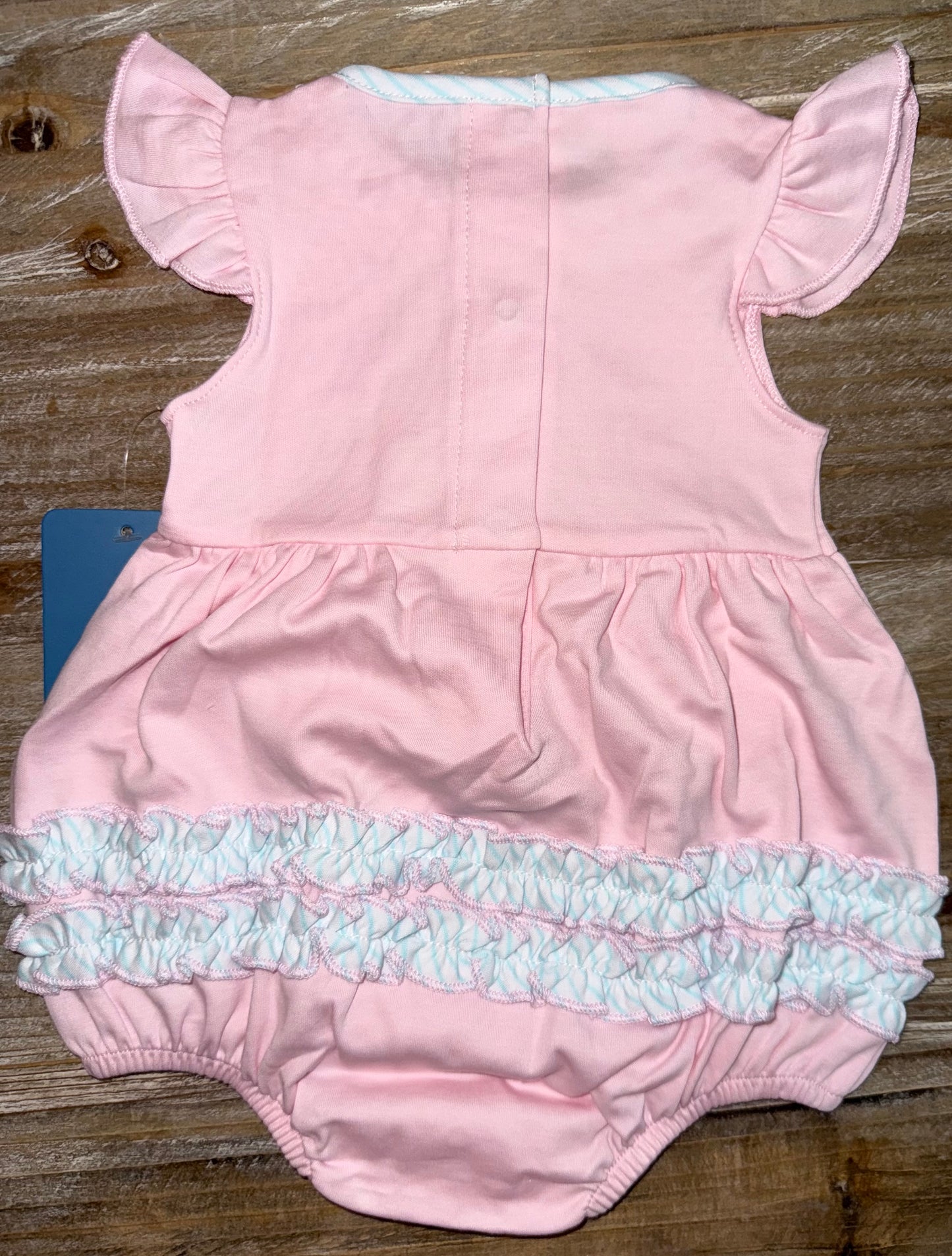 Scoops of Fun Appliqué Ruffle Girls Flutter Bubble