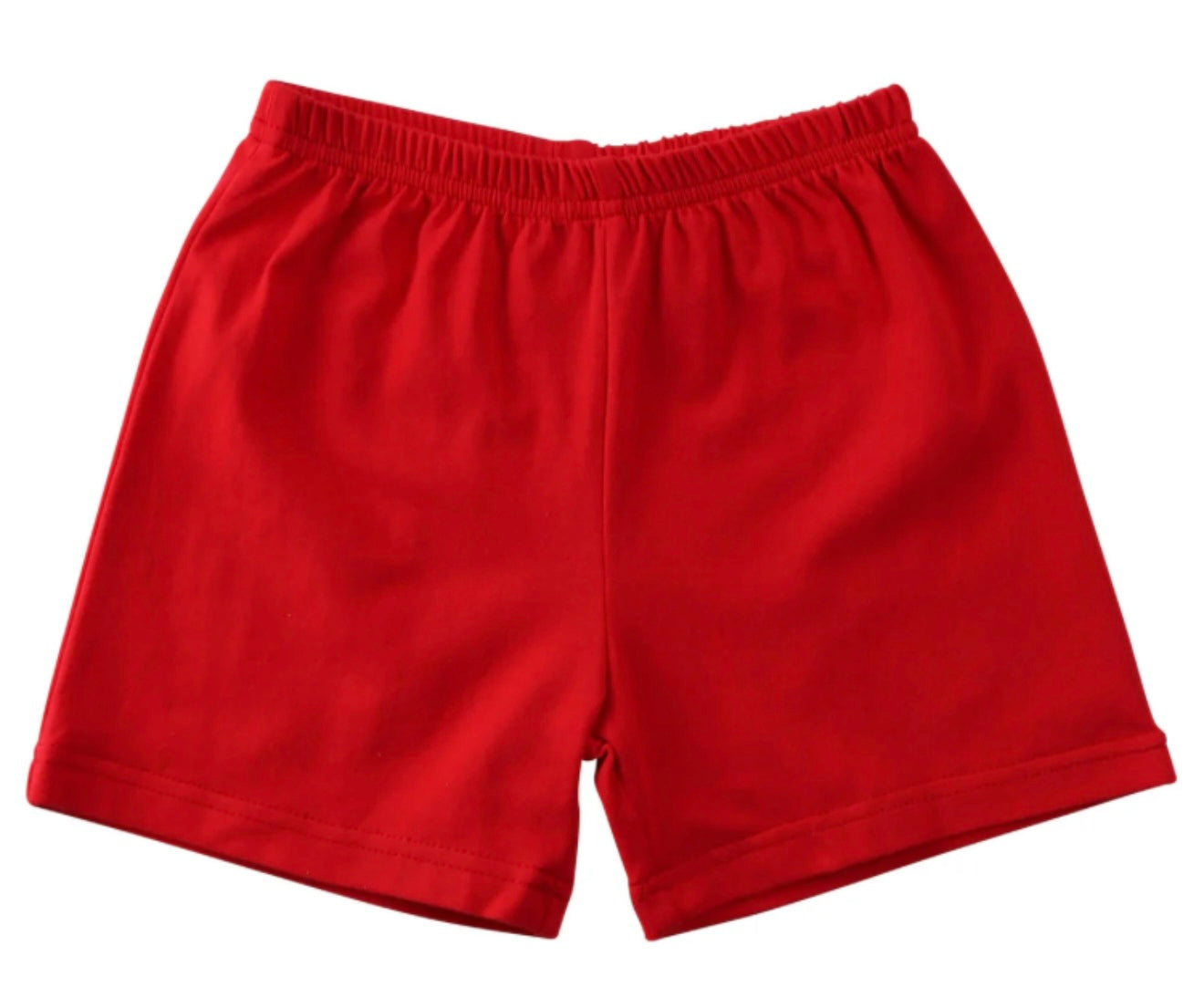 Red Knit Boys Shorts