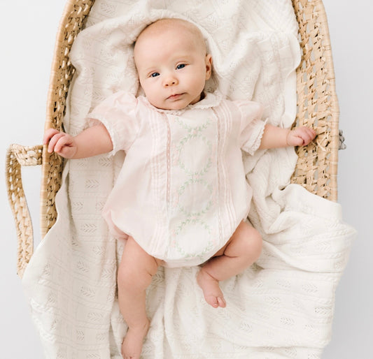 Vintage Floral Bloom Girls Bubble