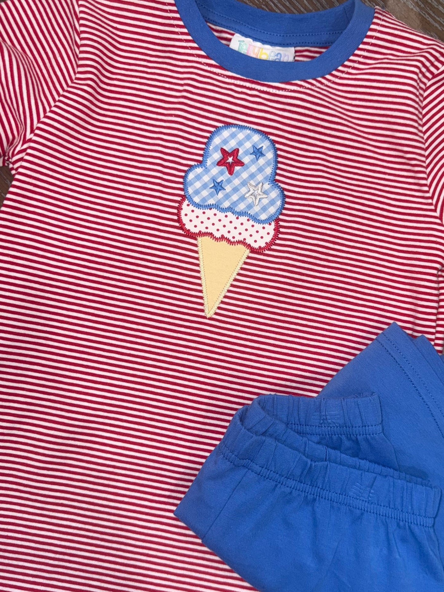 All American Scoops Patriotic Boys Short Set