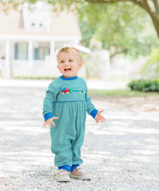 Dig, Dump, and Roll Boys Romper