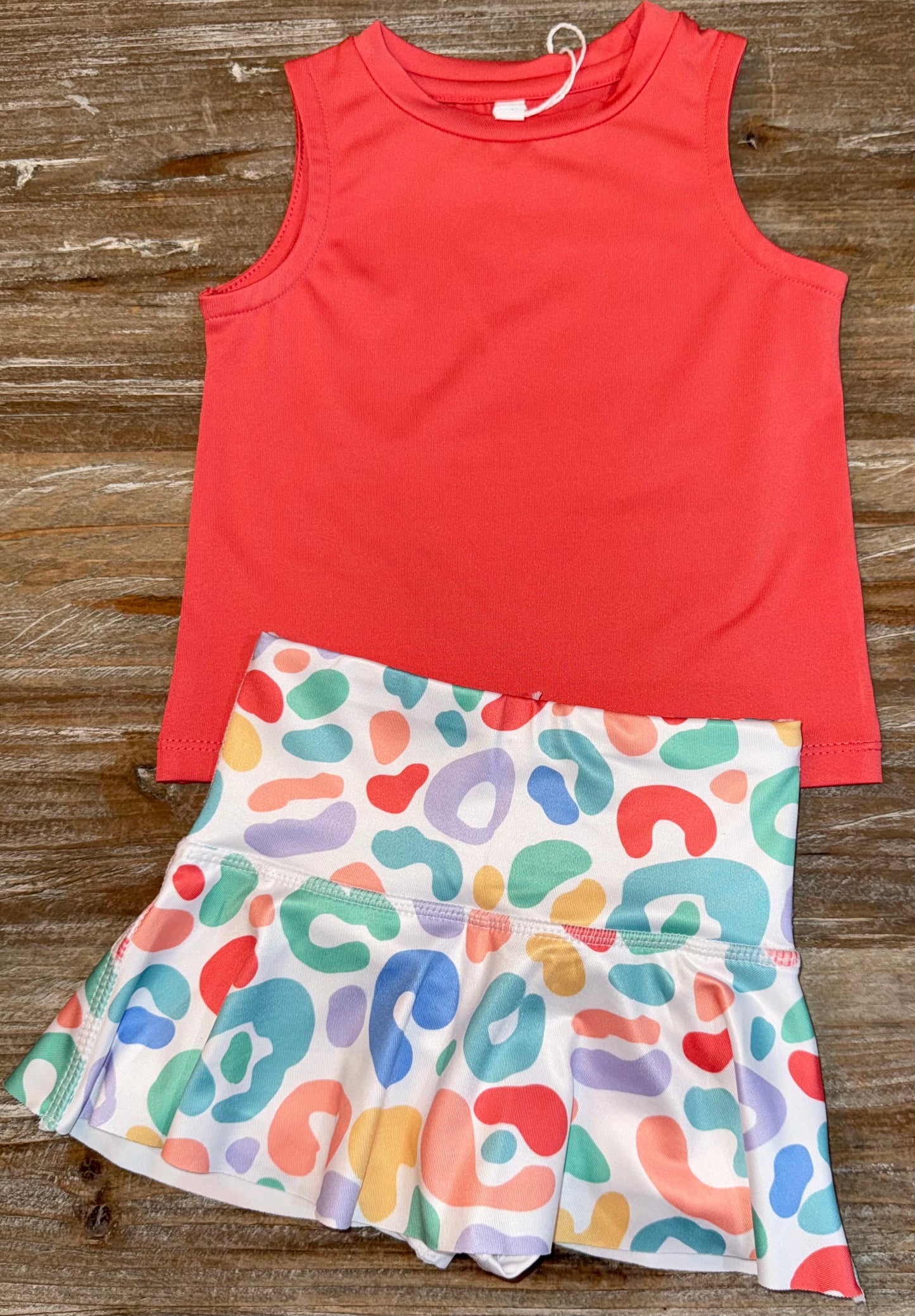 Honesty Coral Athletic Girls Tank