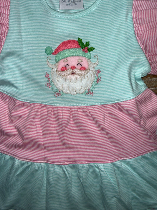 So Sweet Santa Girls Tiered Dress
