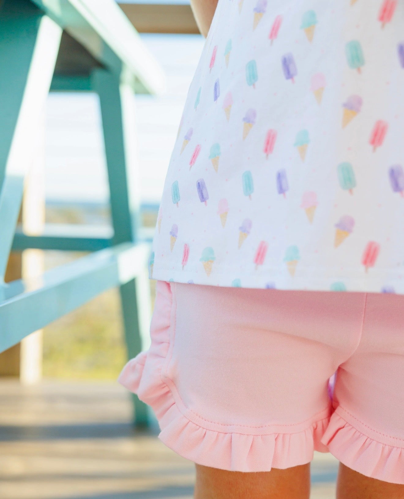 Summertime Sweets Girls Flutter Short Set
