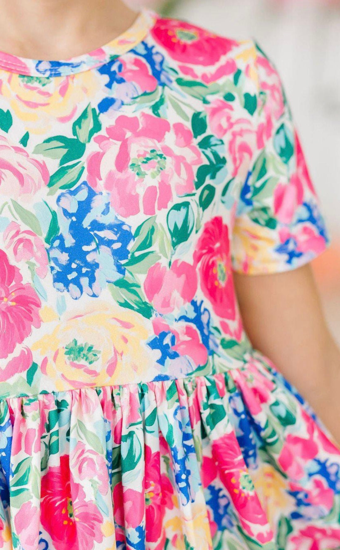 Wildflower Wishes Pocket Girls Twirl Dress