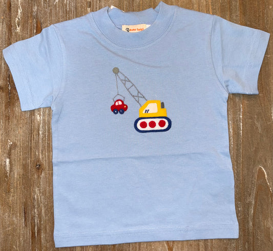 Crane/Car Boys Short Set