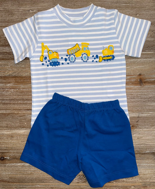 Construction Crew Boys Short Set