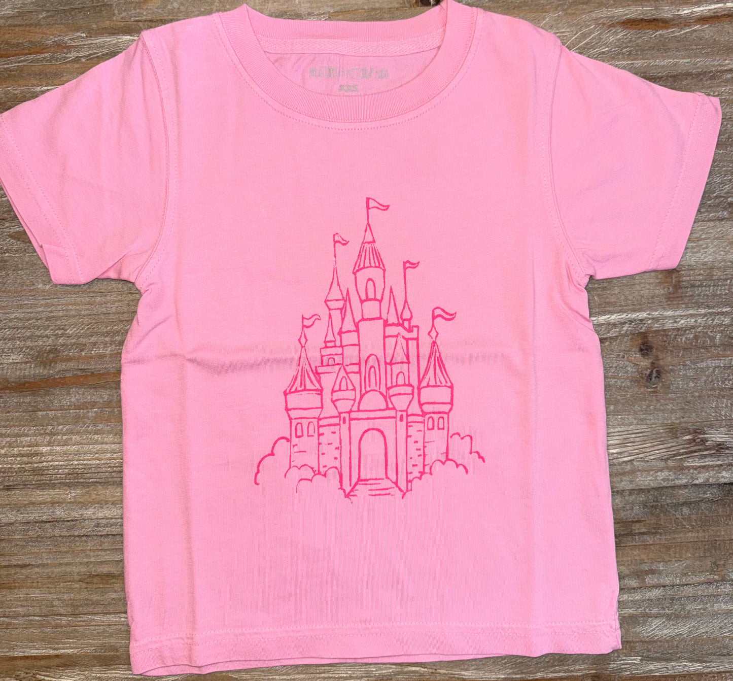 Light Pink Castle Girls Tee