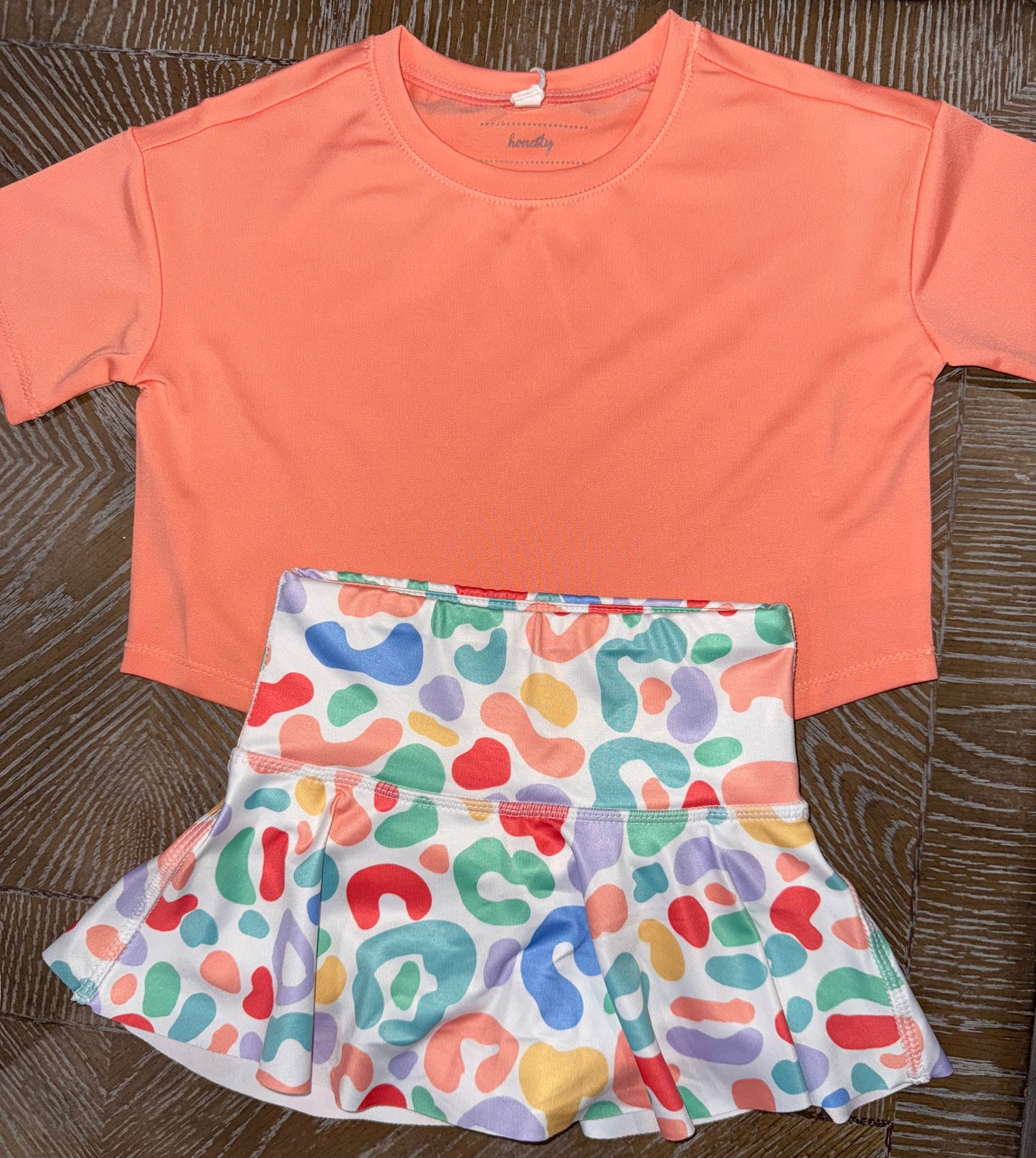 Coral Girls Athletic Box Top