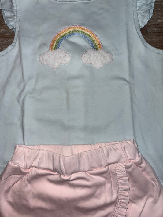 Rainbow Girls Skort Set