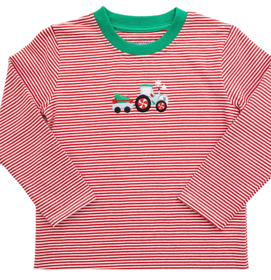 Christmas Tractor Boys Pants Set