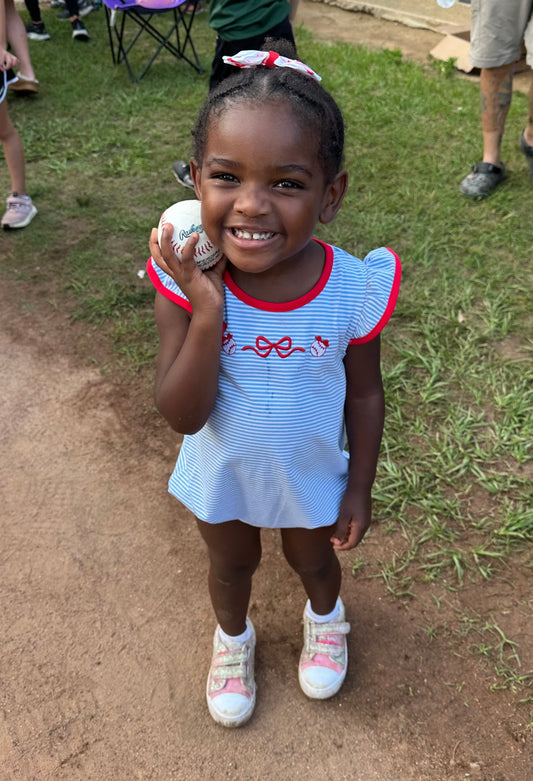 Baseball Girls Flutter Bubble