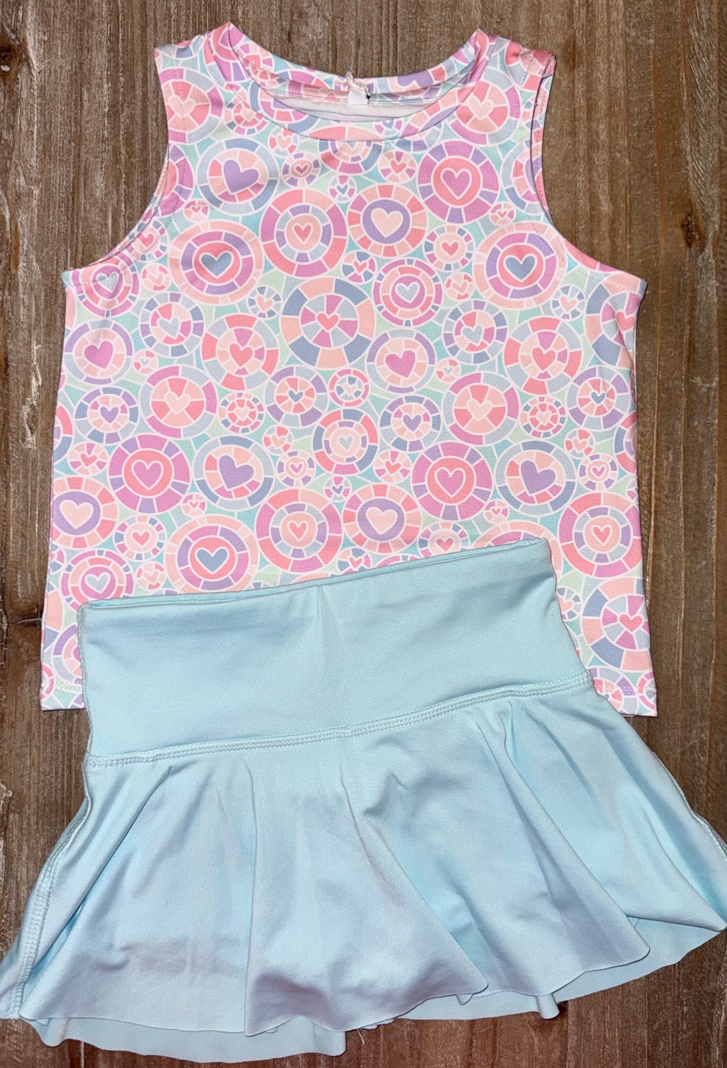 Kaleidoscope Heart Girls Tank