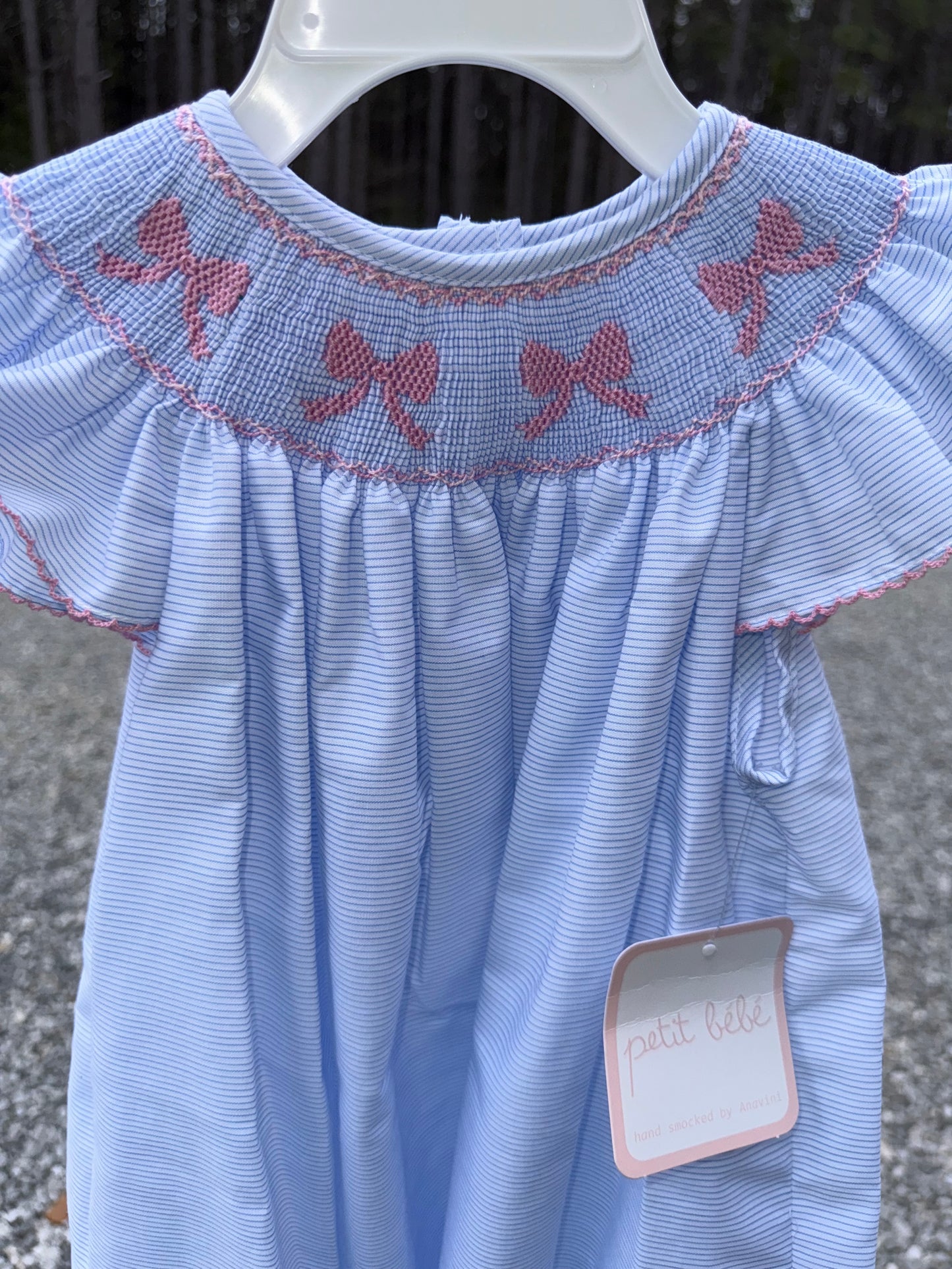 Angel Wing Bishop Girls Bows Dress