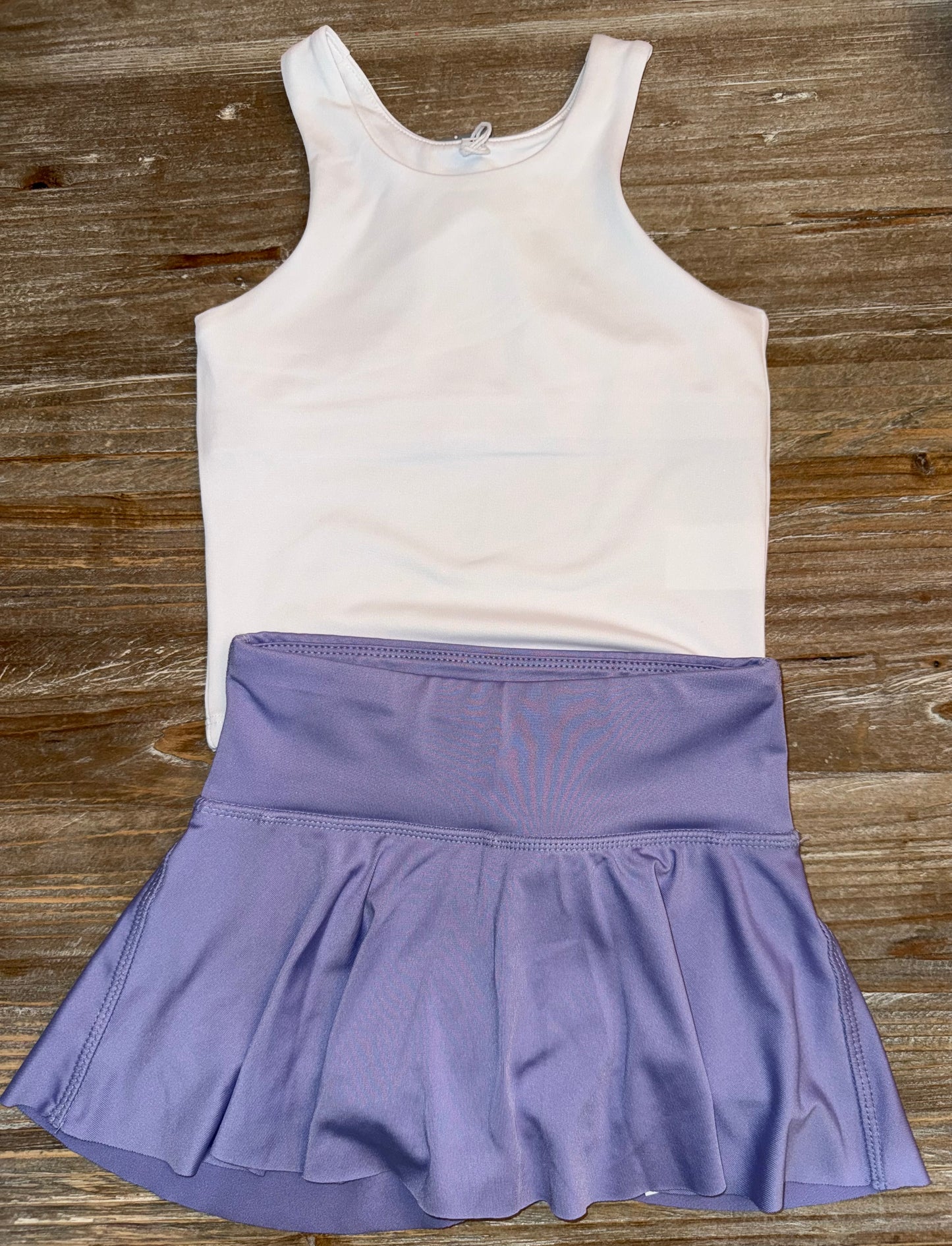 Honesty White Racerback Athletic Girls Tank