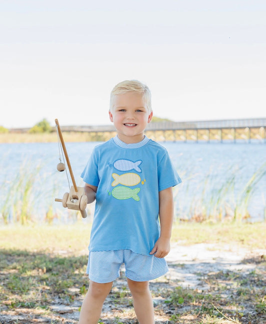 One Fish Two Fish Boys Short Set