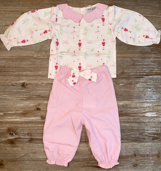 Nutcracker Girls Bloomer Pants Set