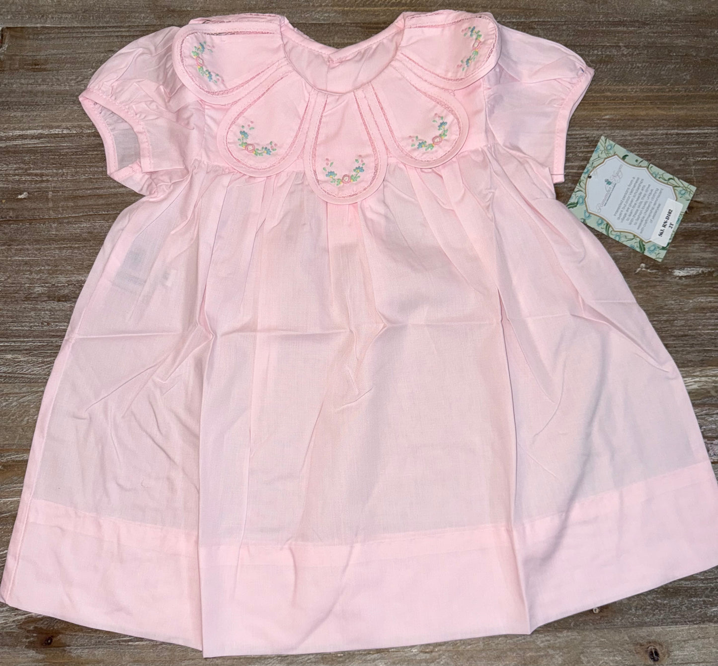 Anna Mae Girls Pink Dress