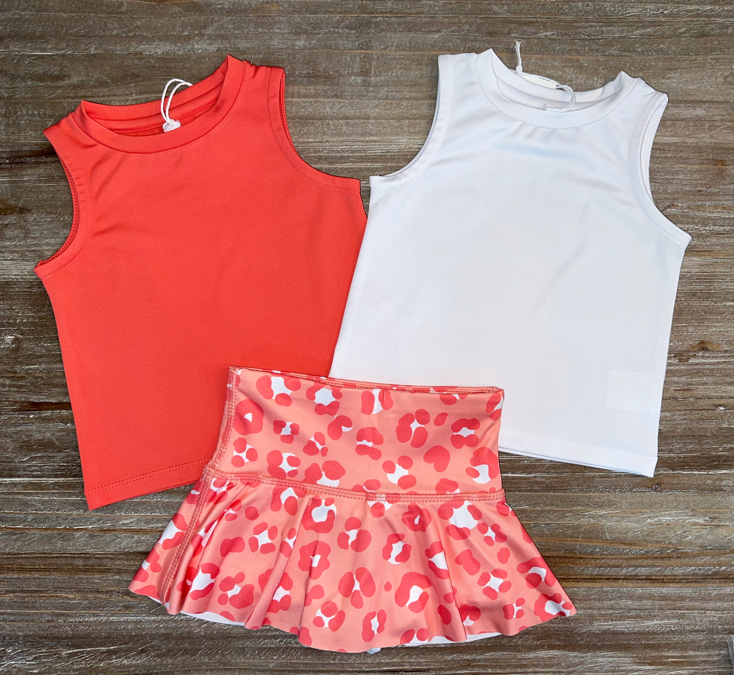 Honesty Coral Athletic Girls Tank