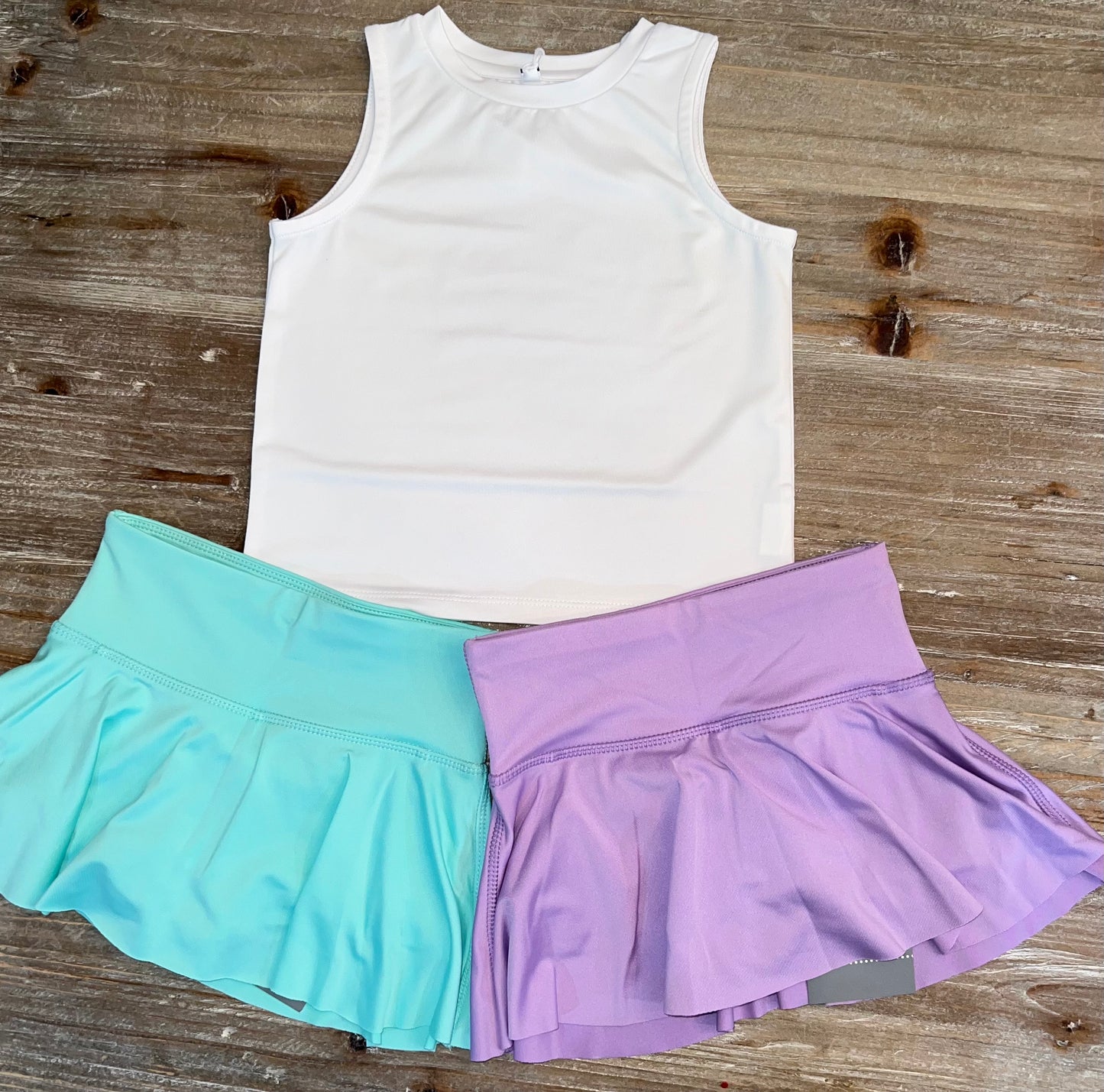 Honesty Mint Athletic Girls Skort