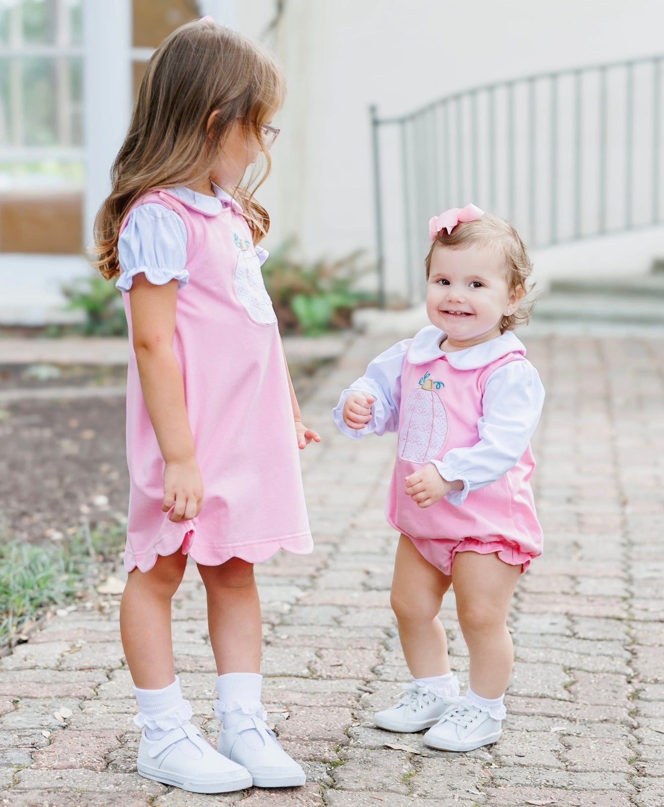 Pretty in Pink Girls Pumpkin Bubble