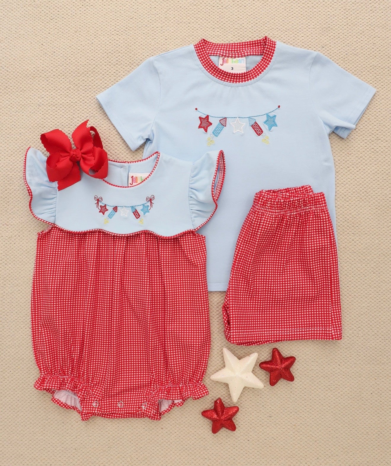 Star Spangled Banner Boys Short Set