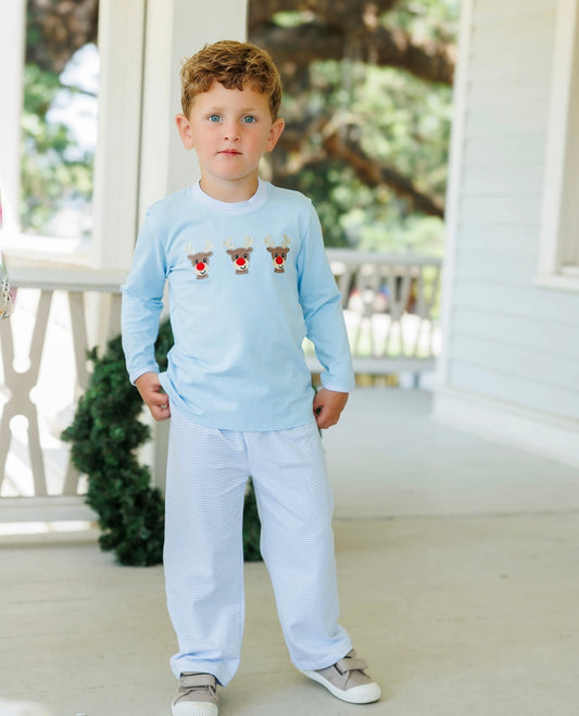 Run Run Rudolph Boys Pants Set