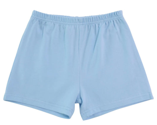 Light Blue Boys Knit Shorts