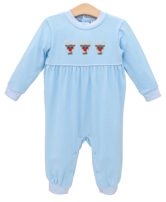 Run Run Rudolph Boys Romper