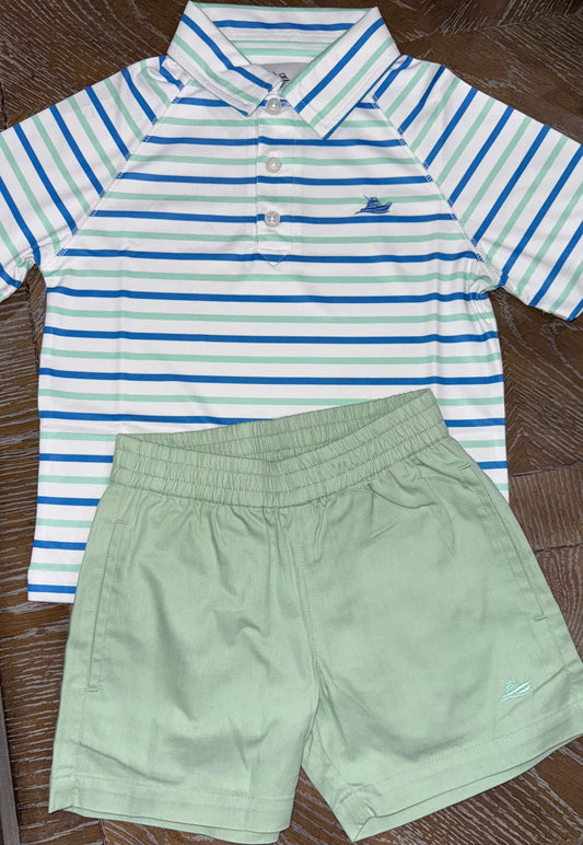 Southbound Light Green Boys Play Shorts