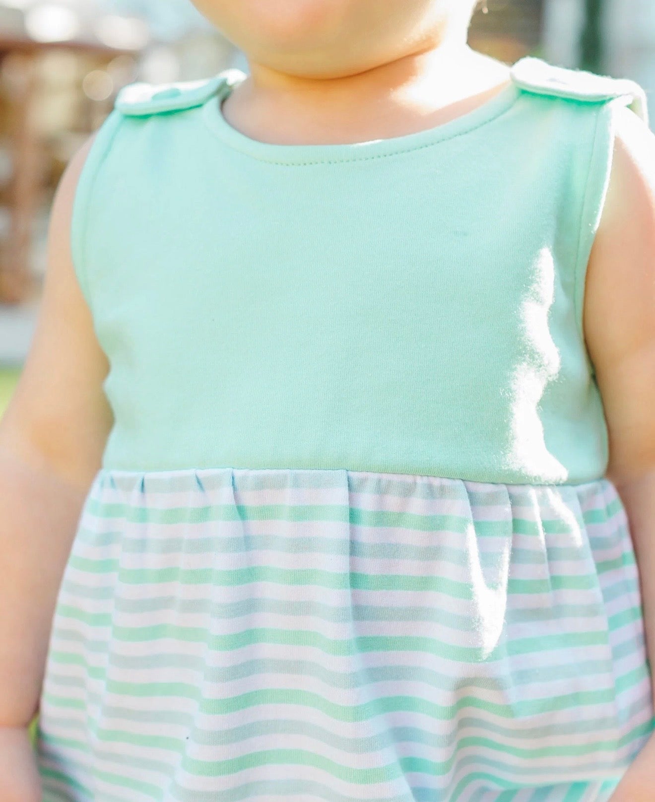 Landon Seaside Stripe Boys Bubble