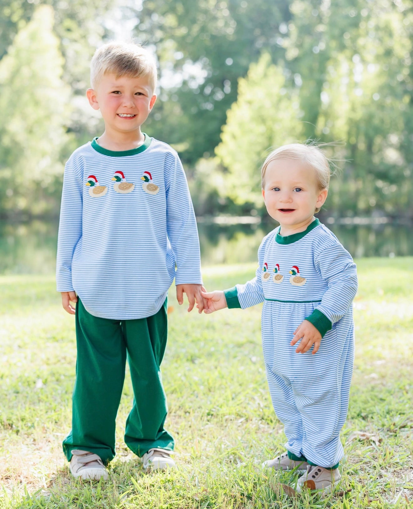 Holiday Hunt Boys Duck Pants Set