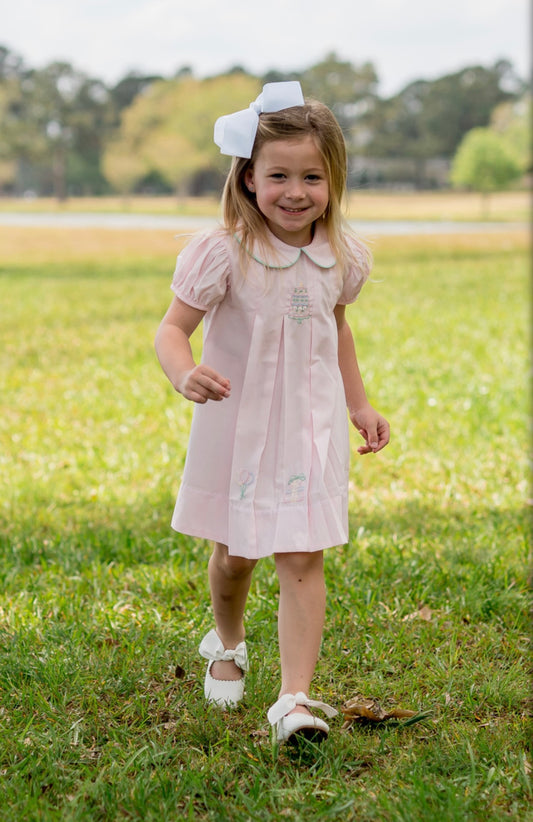 Charlotte Pink Girls Birthday Dress