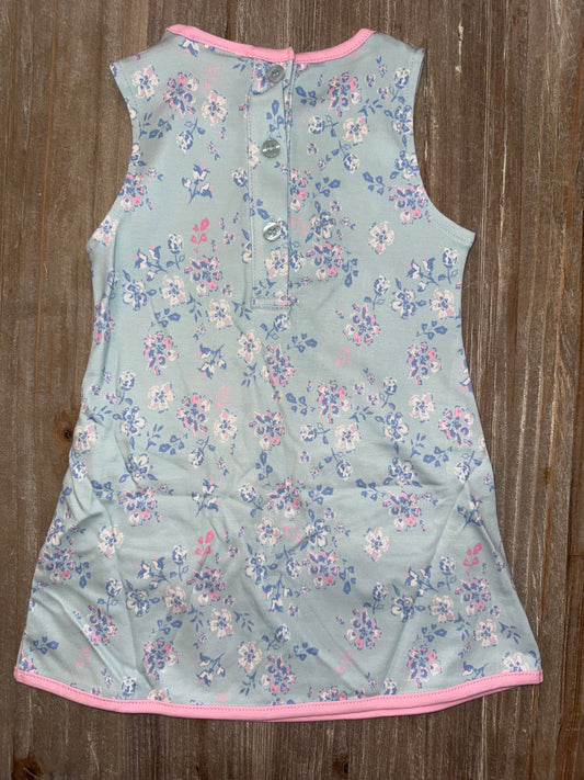 Vintage Meadow Floral Girls Dress