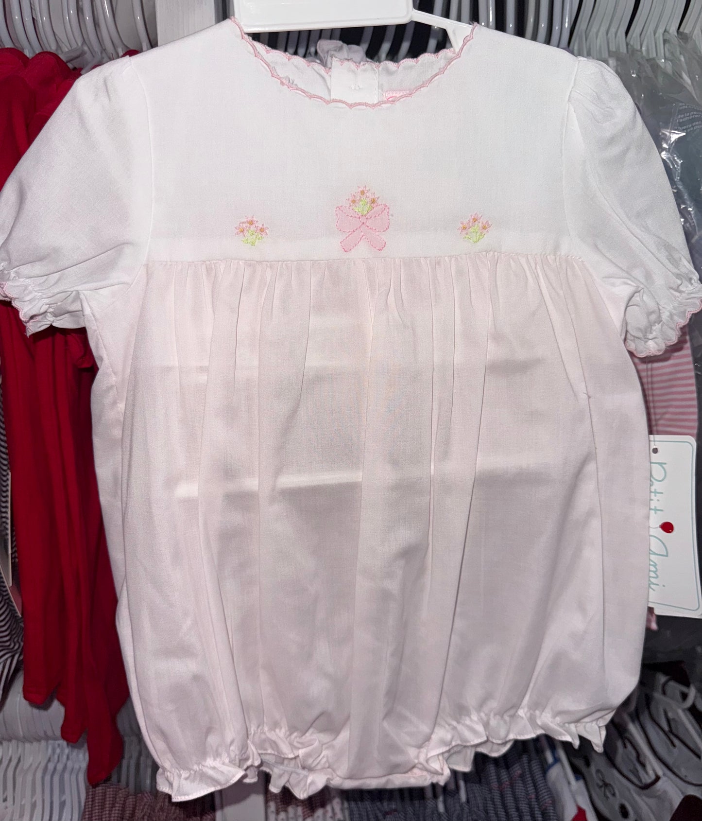 Bow Floral Girls Bubble
