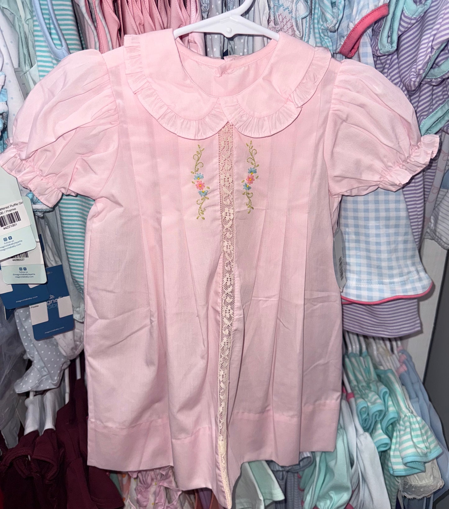 Isabella Pink Girls Dress
