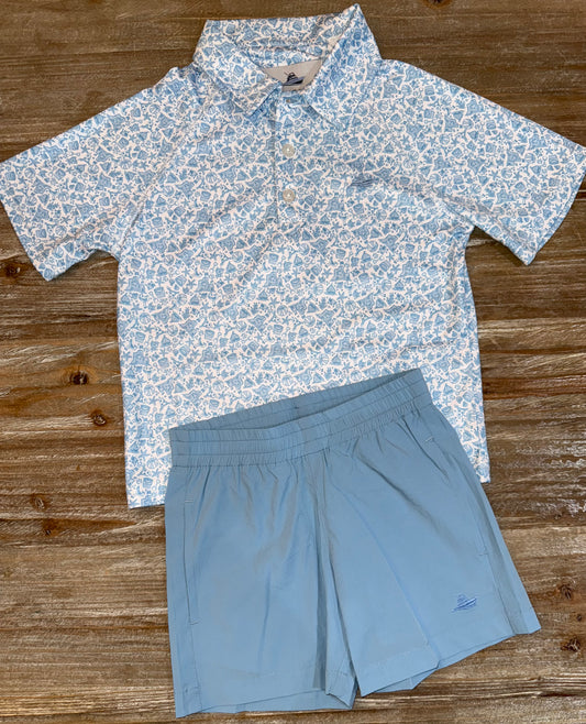 Southbound True Blue Performance Boys Shorts